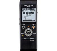 OM System Enregistreur vocal numérique WS-883 – 8 Go, microphones stéréo, suppression du bruit – Noir