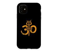 Om Trishula Damaru Mahadev Yoga Hindou Méditation Coque pour iPhone 11
