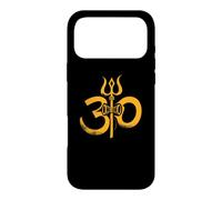 Om Trishula Damaru Mahadev Yoga Hindou Méditation Coque pour iPhone 17 Pro Max