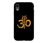 Om Trishula Damaru Mahadev Yoga Hindou Méditation Coque pour iPhone XR