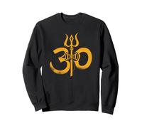 Om Trishula Damaru Mahadev Yoga Hindou Méditation Sweatshirt