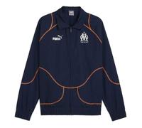 OM Veste Marine/Orange Homme Puma Rétro 24/25 XS