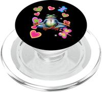 Om Yogi Grenouille rétro des années 60 pour méditation PopSockets PopGrip pour MagSafe
