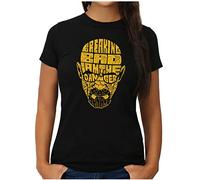 OM3® Breaking-Danger T-Shirt | Femme | Bad Heisenberg Crystal Meth Cook | S à XXL, Noir , M