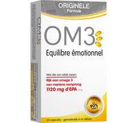 Isodisnatura OM3 Équilibre Émotionnel – Huile de poissons concentrée 80% Oméga-3 – 60 capsules
