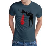 OM3 Love Sick Banksy T-shirt pour homme Motif graffiti urbain fille Taille S à 5XL, denim, S