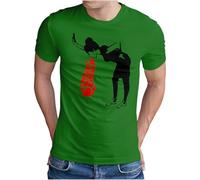 OM3 Love Sick Banksy T-shirt pour homme Motif graffiti urbain fille Taille S à 5XL, vert, XXL