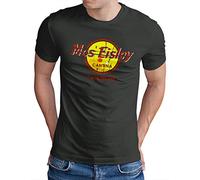 OM3® Mos-Eisley Cantina T-shirt pour homme | Best Bar in The Universe Vintage Style | S à 4XL - Gris - Medium