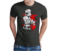 OM3 T-shirt Popeye culte pour homme - Spinach Power Gym Comic - S - 4XL - Gris - X-Large