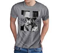 OM3® The Plague Doctor T-shirt pour homme Style vintage Occult Horreur Taille S à 4XL, Gris mélangé, L