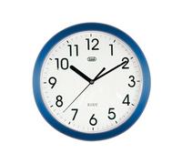 OM3301 Horloge à quartz Carré Bleu, Blanc