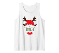 OMA Chapeau de Père Noël Motif Renne de Noël Débardeur