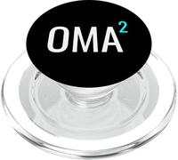 Oma Hoch 2 Mathematics Design German Grandma Two Grandkids PopSockets PopGrip pour MagSafe