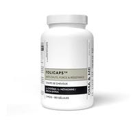 OMA & ME Complément Cheveux Folicaps™ - Anti-Chute Naturel, Croissance Rapide, Volume & Vitalité - Biotine, Zinc, Prêle - Fabriqué en France, Cure 3 Mois