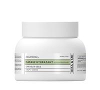 OMA & ME Masque Hydratant Cheveux Secs - Nourrit en Profondeur et Hydrate Dans la Durée - Soin Masque Cheveux A3C et Sérine 98% d'Ingrédients d'Origine Naturelle, Fabriqué en France - 250ml