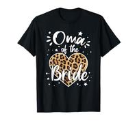 Oma of The Bride I Loved Her First Cœur léopard Mignon T-Shirt