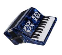 Omabeta 22-Key Accordion Accordéon, 22 Touches 8 Bass Piano Accordéon avec Sangles pour Débutants Adultes musique accordeon