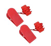 Omabeta 2pcs Tapis de Tapis Roulant Clé de sécurité Magnétique Magnétique Commutateur de sécurité en Tapis Roulant Running Machine Safety Lock avec Protection (Modèle 20 * 35 mm)