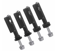 OMABETA 4PCS Kit de Broche de Montage à Carrefour Verrouillable pour Maxtrax MKII Recovery Traction Board, avec Articulations Rotatives à 360 Degrés pour les Camions SUV Hors des