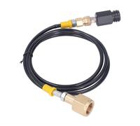 Omabeta Adaptateur de Recharge de Cylindre de CO2 pour Machine à Soda, Remplissage Facile avec Tuyau de 60 Pouces CGA320 pour Bar Domestique (Tuyau haute pression)