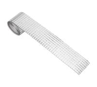 Omabeta Autocollant Mosaïque Miroir 1600 Pièces, Autocollant carré Auto-adhésif pour Carrelage en Verre avec Finition Miroir pour la Décoration de la Maison, Salle de Bain, Chambre à (Argent)