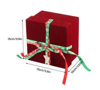 OMABETA Boîte-cadeau du Nouvel An Red Velvet New Ye's Box Boîte de Noël Decoration deco table