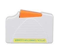 Omabeta Boîte de Nettoyage de Fibre Optique SC FC LC ST Nettoyant d'extrémité de Connecteur Aucun Alcool Nécessaire ABS Blanc Léger pour Connecteurs SC FC ST LC