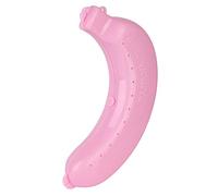 Omabeta Boîte de Protection de Banane, Support de Mallette de Rangement de Fruits, Récipient à Déjeuner pour Garder la Banane Fraîche pour les Activités de Plein Air au Bureau, 19.5 Cm (Rose)