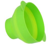Omabeta Bol à Pop-corn en Silicone Flexible, Accessoire de Cuisine à Faire Soi-même pour les Soirées Cinéma et les Fêtes 10,2x5,5 Pouces (Avec poignée-vert)