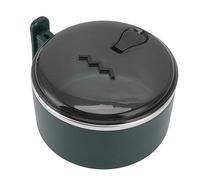 Omabeta Bol isolé en Acier Inoxydable 304, Récipient pour Aliments Chauds avec Couvercles, pour la Maison et le Bureau, Tasse Ramen de Grande capacité (Vert noirâtre)