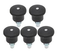 Omabeta Bouton à Goupille de Traction M10, Conception de Poignée à Ressort | Fer durable, installation facile, adapté au vélo d\'exercice, large compatibilité