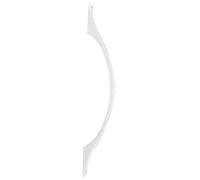 Omabeta Bouton de Tiroir Blanc Robuste en Alliage D'aluminium, Style Simple et élégant pour Poignées de Garde-robe, 1 Pièce (Espacement des trous Fuji blanc 9017-96)