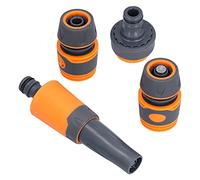 Omabeta Buse de Tuyau D'arrosage, Ensemble de Pulvérisation D'eau Durable pour L'extérieur, la Baignade en Voiture, Connecteur Rapide pour L'irrigation des Plantes Vertes du Jardin, Matériau ABS