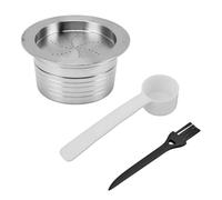 Omabeta Capsule de café Réutilisable, Tasse de Filtre en Acier Inoxydable Accessoire de Machine à café pour un Mio avec Cuillère