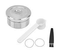Omabeta Capsules de café Rechargeables en Acier Inoxydable, Réutilisables, de qualité Alimentaire, 304, Sûres, Durables, Lavables au Lave-vaisselle