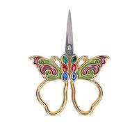 Omabeta Ciseaux à Coudre en Acier Inoxydable de Style Vintage, Mini Ciseaux Décoratifs et Pratiques pour le Ménage, à Broder 3,5x6,4x8,3 Cm