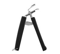Omabeta Clamp/Holder de Bol Anti-brûlure en Acier Inoxydable pour la Cuisson, Support de Pince de Plaque Portable pour Four à -ondes et Marmite à Vapeur (Noir)