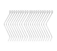 Omabeta Connecteurs de Ruche, Paquet de 20 Supports de Fils Courbés | Acier, Taille 5,5x3,1 Pouces, Fixation/détachage Facile pour le Transport de la Ruche, Attaches Apicoles Essentielles pour