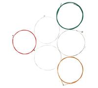 Omabeta Cordes de Guitare électrique, Toucher Cohérent, Tons Colorés | Fil d\'acier durable, adapté à les genres musicaux, différentes couleurs dans un seul paquet