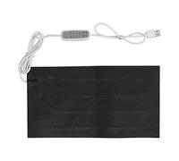 Omabeta Coussin Chauffant USB Régulateur de Température, Lavable et Pliable, Matériau PVC pour la Chaleur du Corps, pour la Résidence des Animaux de Compagnie (15x30cm)