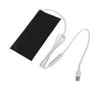 Omabeta Coussin Chauffant USB Régulateur de Température, Lavable et Pliable, Matériau PVC pour la Chaleur du Corps, pour la Résidence des Animaux de Compagnie (20x25cm)