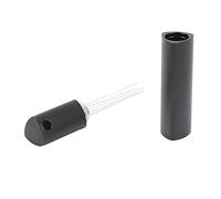 Omabeta Distributeur D'aiguilles à café en Acier Inoxydable, Outil de Conception Ergonomique pour Cafetières Italiennes 1 unité (Noire)