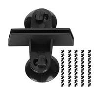 Omabeta Diviseurs à Ventouse, Supports D'aquarium Durables pour Panneau Isolant D'aquarium - 50 Pièces pour Diverses Habitudes de Poissons, Adaptés aux Animaux de Compagnie (Noir)