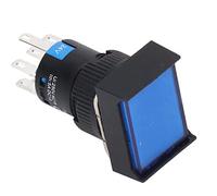 Omabeta Ensemble de 25 Interrupteurs à Bouton-poussoir Autobloquants de Haute qualité pour Machine D'équipement, Indicateur Lumineux, AC DC 24 V, Interrupteur de Commande Industriel