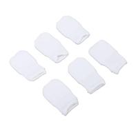 Omabeta Ensemble de Brosses à Dents en Tissu Doux pour Animaux de (Blanche)