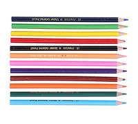 Omabeta Ensemble de Crayons de Couleur Solubles dans l'eau, 12 Couleurs,