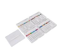 Omabeta Ensemble de Marqueurs de Peinture Acrylique 48 Couleurs pour des Projets Artistiques Polyvalents avec Boîte de Rangement et qualité Supérieure