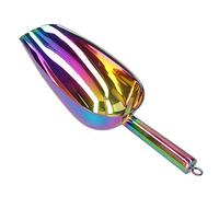 Omabeta Gadgets de Cuisine Durables de Pelle à Glace de Pelle à Glace D'acier Inoxydable pour L'usage à la Maison 7.2-8.5oz (Numéro 3 (14 X 2,9 cm / 5,5 1,1 0,8)