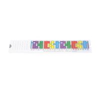 OMABETA Guitare Sliding Ruler Guitare Pentatonic Solding Ruler Plastic Multi Color Guitar Scales Solding Ruler musique guitare