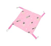Omabeta Hamac d'été pour Hamster, Lit Suspendu Doux et Respirant pour Petits Animaux, Chatons, Chinchillas, Tissu en Coton, 1 unité (25,5 cm)
